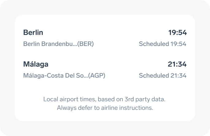 Flight status communication and messaging approach