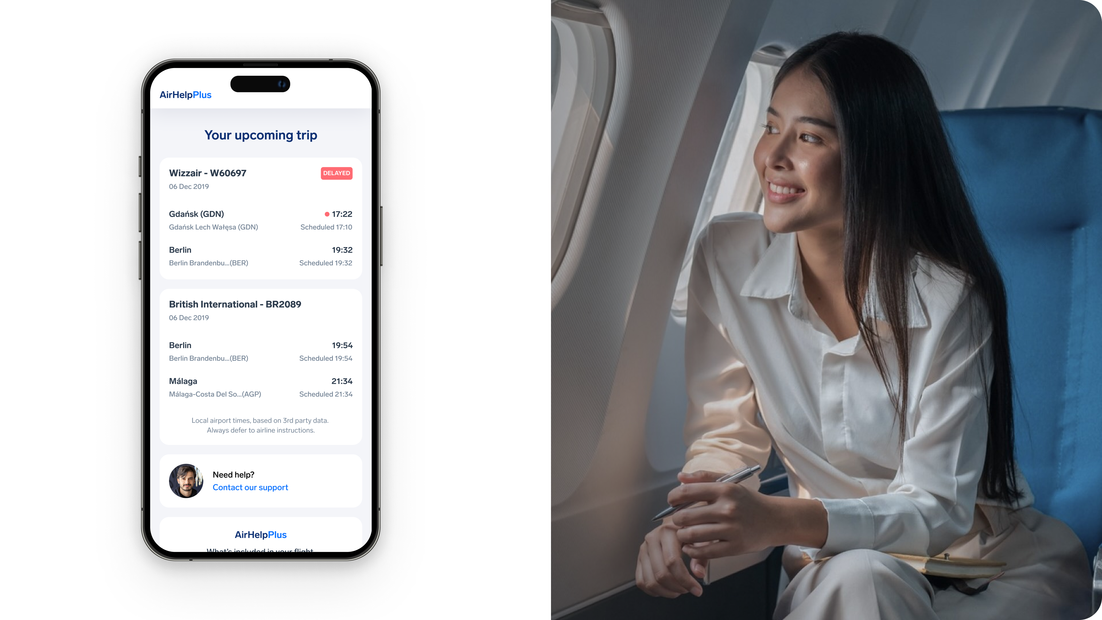 AirHelp Plus lifestyle hero